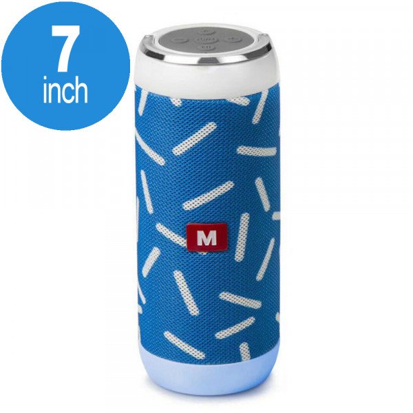 Wholesale Loud Sound Portable Bluetooth Speaker with Handle M118 (Blue White)